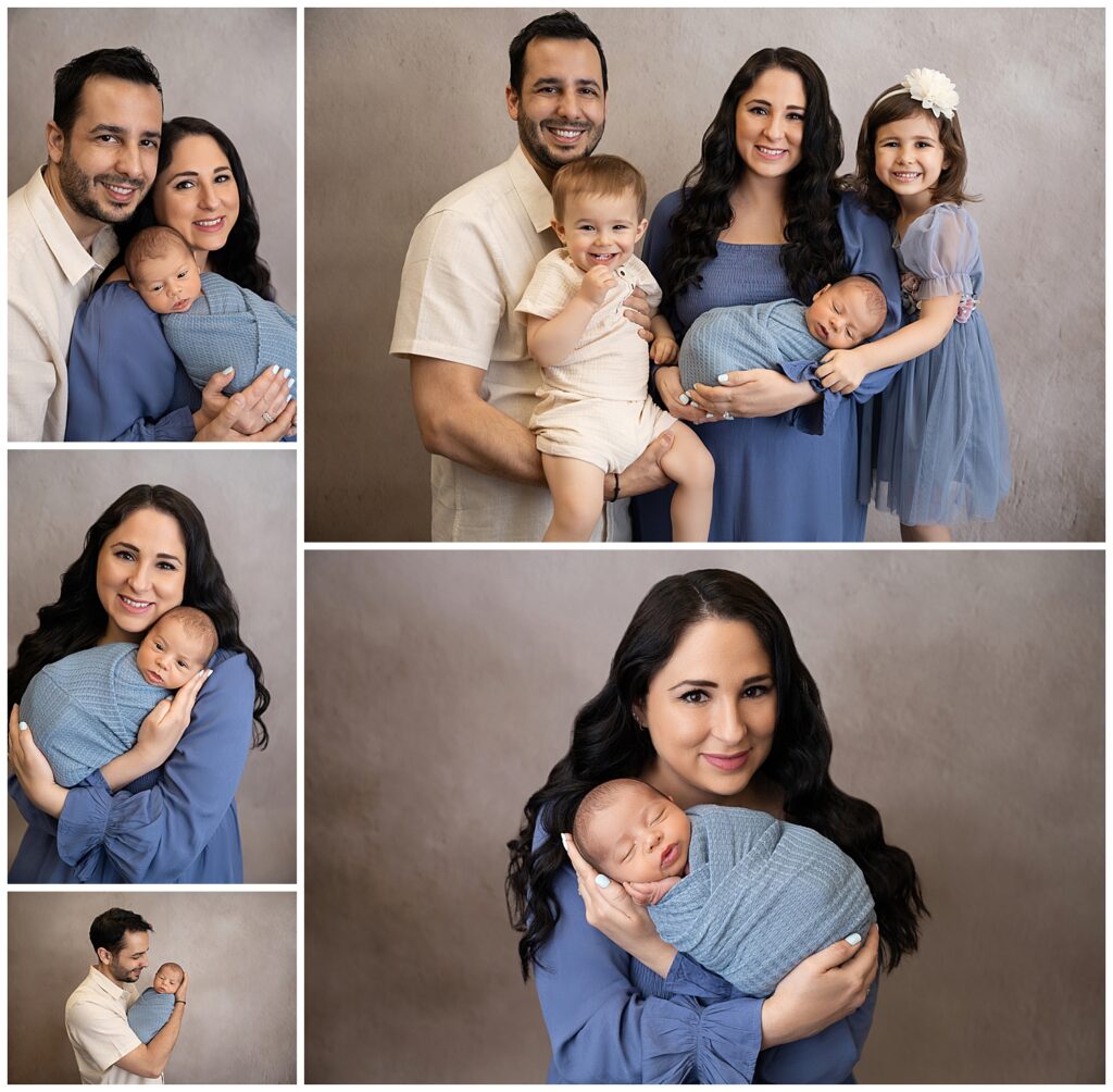 Newborn Photographer, Family Newborn Portraits, Posed newborn, Wrapped newborn session
